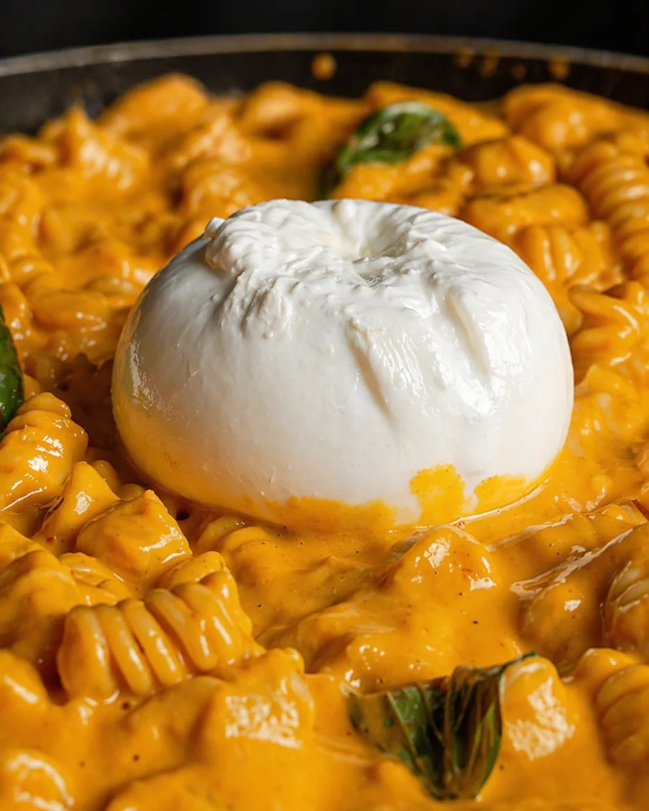 Roasted red pepper pasta